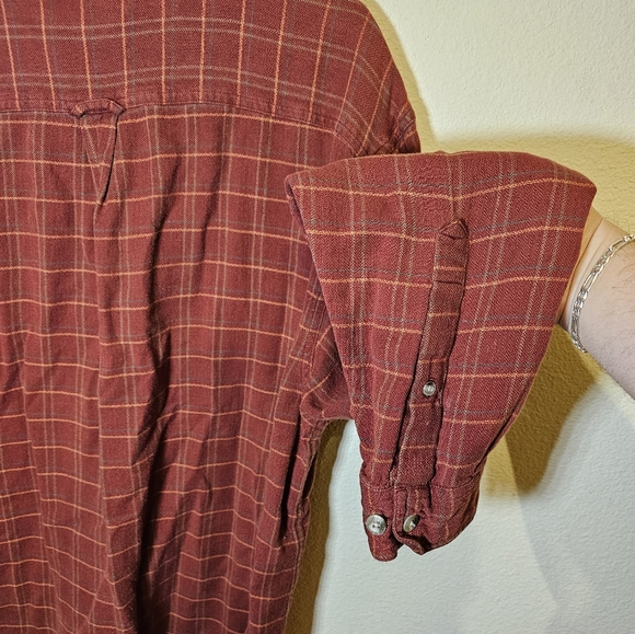 Red Columbia button up shirt flannel - Picture 7 of 14